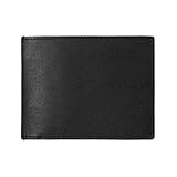 [ミラグロ] スマート 二つ折り財布 小銭入れなし イタリアンオイルドレザー（メンズ 財布 札入れ 2つ折り財布 薄型 小銭なし スマートウォレット カード 革 レザー CA-MB-678 (ブラック)