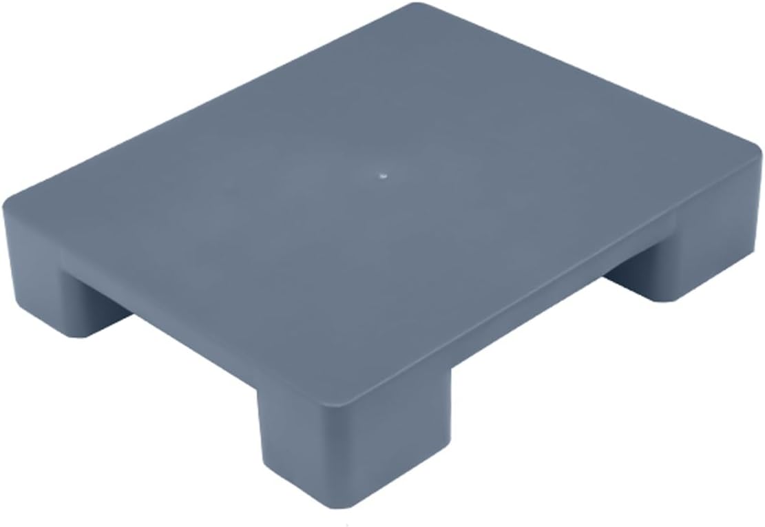 Plastic Pallet, Plastic Pallets for Basement Storage, Moisture-Proof Floor Pallet, Ventilation Floor Pallet, Nestable Blue Polyethylene Pallets, for Indoor Warehouse Flooring Basement(Gray,6