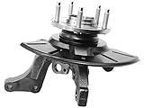 Front Right Passenger Side Steering Knuckle and Wheel Hub Assembly with Bearing and Dust Shield - Compatible with 2005-2012 Ford Escape
