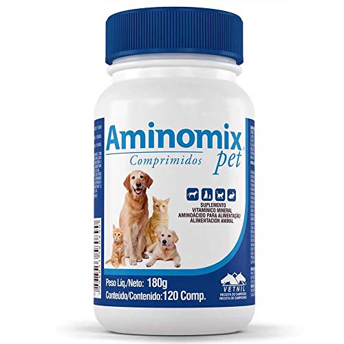 Combo Aminomix Pet 120 Cps + Pelo E Derme 1500mg