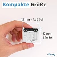 Shelly EM Gen3 - WLAN Smart Energiezähler, Einphasig, 2 Kanal, 50A Stromwandler Inklusive, Bis zu 80A, Solar, Bidirektional, Schützsteuerung, Verbrauchsmessung, Unterputz, Kein Hub Erforderlich – Ansicht 3