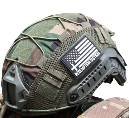 Redemption Tactical Fast Pj Helmet Cover (Woodland Camo, Small; Medium) #TOP9