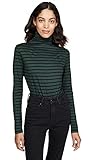 AG Jeans Women's Chels Turtleneck, Pine Needle/True Black, Small