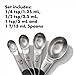 OXO Good Grips 4 Piece Stainless Steel Measuring Spoons with Magnetic Snaps