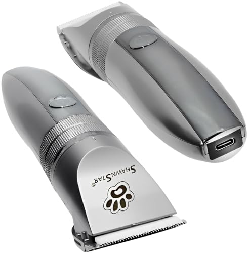 Maquina de Tosa Pet para Cães e Gatos Recarregavel Bivolt Para Todos Tipos de Pelos de Animais Domés