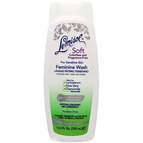 LEMISOL Soft Feminine Wash, Fragrance-Free for Sensitive Skin, 12.5 Fl Oz Bottle Cover