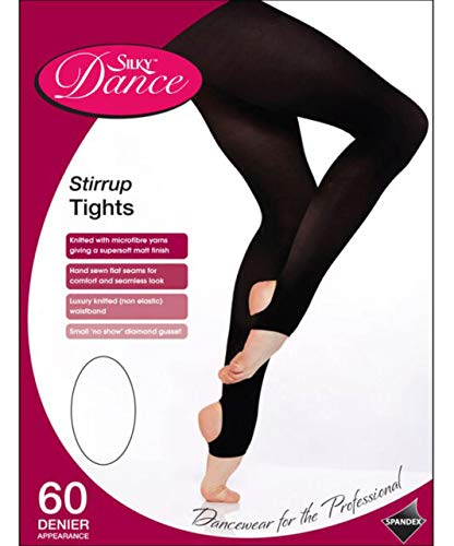 Silky Tan Dance Matte Stirrup Tights (Medium, )