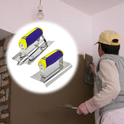 Concrete Hand Edger and Groover Set Comfortable Grip for Precise Finishing Concrete Finishing Equipment - Thumbnail 2
