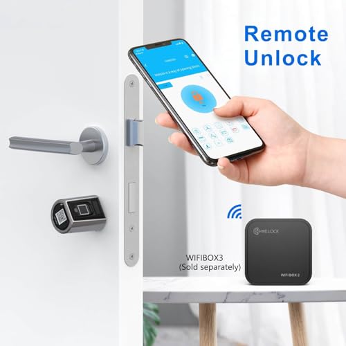 WELOCK SECBR Fingerabdruck Elektronischer Tür-Schließzylnder Haustür, Fingerabdruck und Transponder, Bluetooth Arbeiten APP ✪ - 6