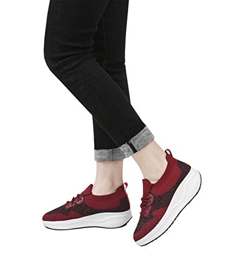 platform athletic sneakers