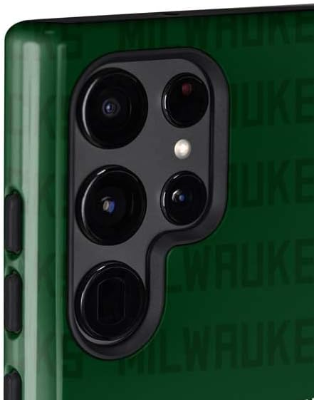 Skinit Pro Phone Case Compatible with Galaxy S22 Ultra - Officially Licensed NBA Milwaukee Bucks 2021 Champions Design