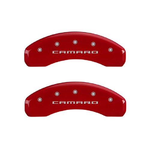 Mgp Caliper Covers 14033Sca5Rd Caliper Cover With Red Powder Coat Finish, (Set Of 4) #TOP1