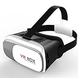 Littleliving ３Dメガネ vr 4-6インチのスマホ対応 vr ゴーグル レンズ距離を調整可能 (ホワイト)