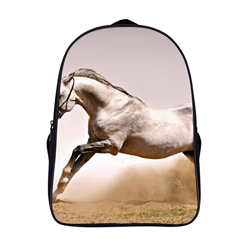 Sac à dos cheval 3D pour le collège et les sorties décontractées