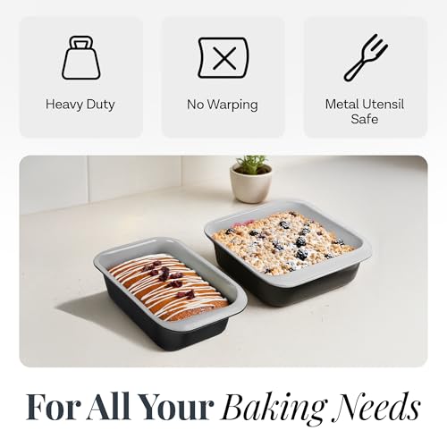 image for Gotham Steel 6 Pc Stackable Baking Pans Set, 70% Space Saving Design, 