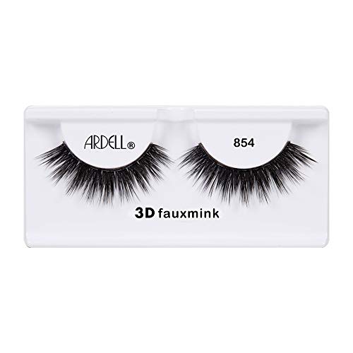 Ardell False Eyelashes 3D Faux Mink 854, 4 Pairs #TOP1