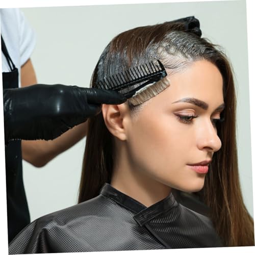 Capa para tinte de cabello Homoyoyo 2 piezas negra impermeable miniatura 5