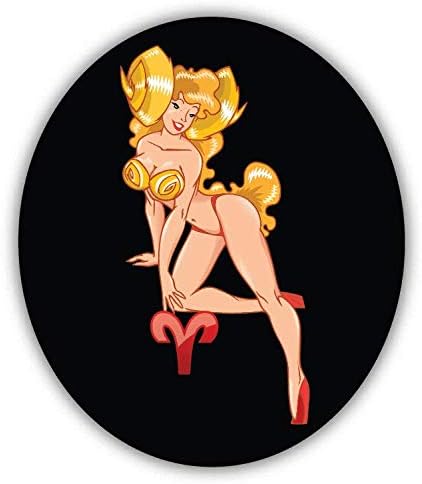 Magnet Aries Horoscope Sign Sexy Flexible Vinyl Magnet Waterproof Car Magnetic Bumper Sticker 5