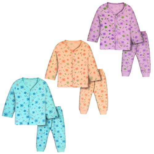 Image of TS LAVI TAVI Kids Printed Long Sleeve Pyjama Set with Top and Bottoms