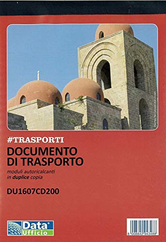 Codice: DU1607CD200 5 PEZZI - DOCUMENTO DI TRASPORTO DDT DUPLICE COPIA A5