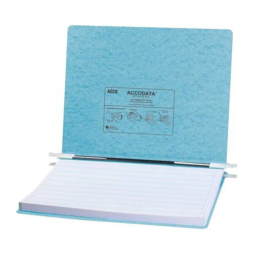Classeur suspendu informatique en carton rigide bleu clair premium