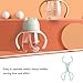 HYTROVE 2pcs Bottle Tongs Multi-functional Feeding Gripper for Babies with Anti-slip High Temperature Resistant Clamp Green Bottle Holders for Nursing
