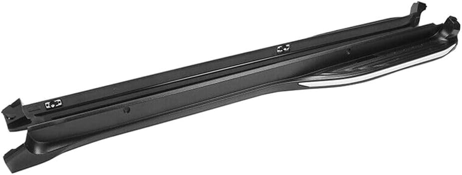 Style Aluminum Side Step Nerf Bar Running Boards Left Right Brackets Screws for Toyota for C-HR 2018-2022 2pc Black Mixed Silver ADV-5-RB- TCHR17