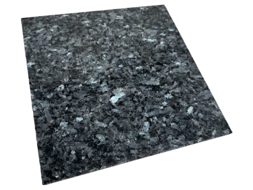 12X12X3/8" Blue Pearl Granite Floor Tile Flooring Bathroom Wall Backsplash Entrance Foyer Fireplace Kitchen Countertops - 12 X 12 Polished Tile #TOP4