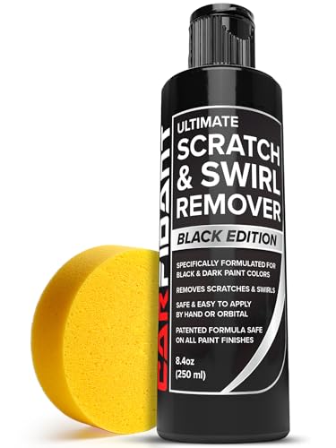 Carfidant Black Scratch and Swirl Remover - Car Scratch Remover for Paint Scratches - Polishing...