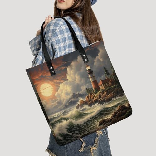 Sac à main cuir végétalien Coast Wave seau chic et durable