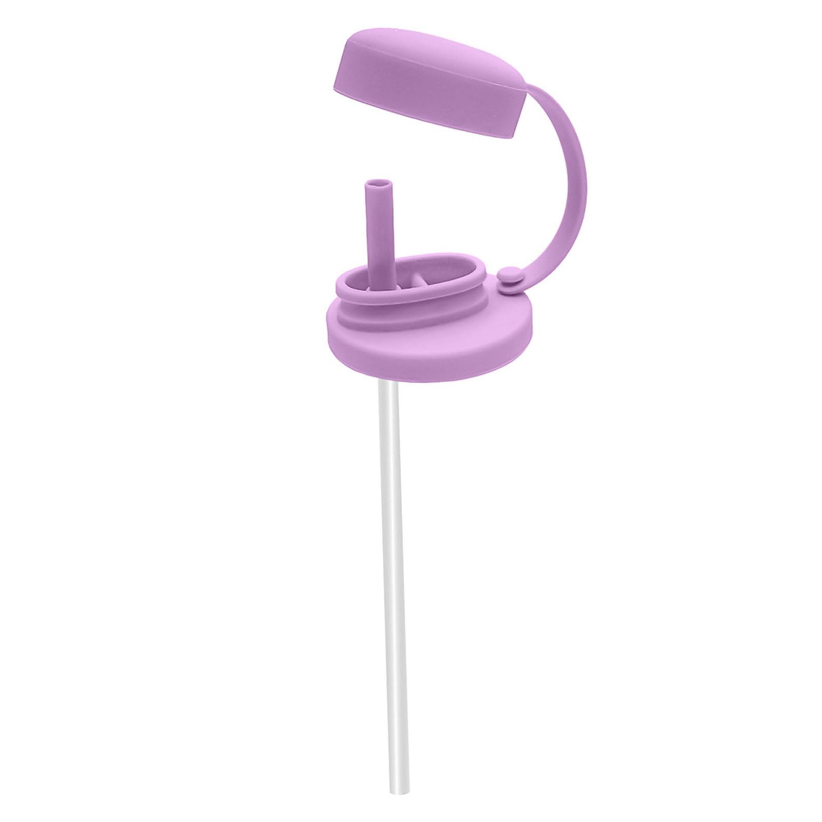 Xjdzineq Flexible Silicone Can Seal Leakproof Cover Dishwasher Safe Nonslip Grip Lid with Straw for Beverage Proof Beverage Seal Lid