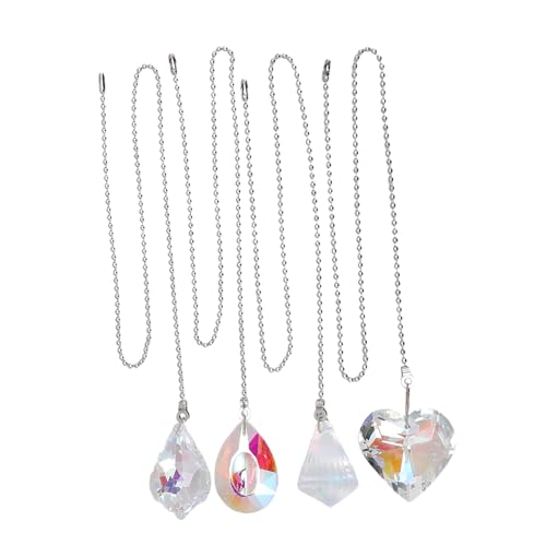 UKCOCO 4piezas Adorno De Ventilador De Techo Cremallera Para Lámpara De Techo Cadena Para Ventilador De Techo Extensor De Cadena Para Tiradores Para De Unidades