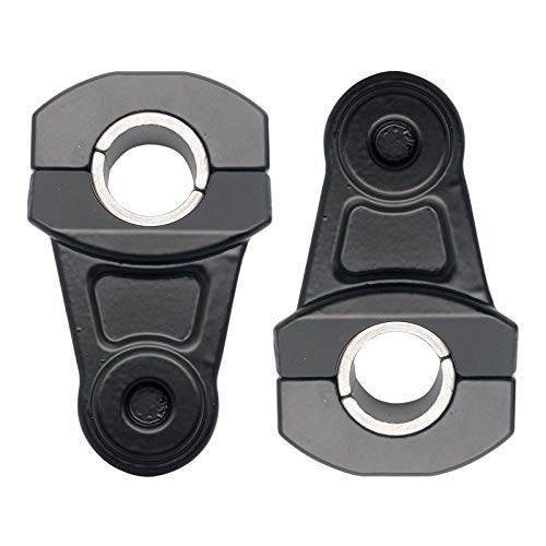 Maso Moto Guidon Riser 7/20,3 cm 22 mm et 11/20,3 cm 28 mm en alliage d'aluminium durable Barres Collier de serrage - Image 4