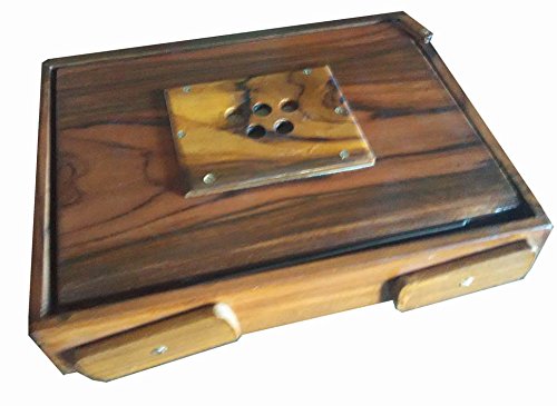 13-Stopper Shruti Box Surpeti aus Teakholz, robuste Bauweise