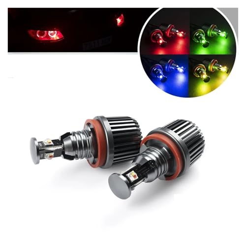 Ojos Ángel para BMW E87 E90 M3 E92 E60 H8 LED RGB Canbus 3