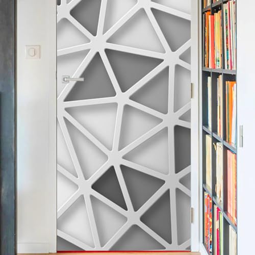 Autocollant de porte 3D étanche en PVC solide pour décoration longue durée