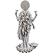 Top Collection Lakshmi Statue- Hindu Goddess of Wealth, Prosperity, Wisdom and Fortune Sculpture - 10.25-Inch Collectible Figurine (White Marble)