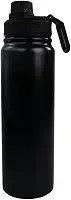 Garrafa Térmica 800ml Isolamento Térmico Quente/Frio Inox, Preto