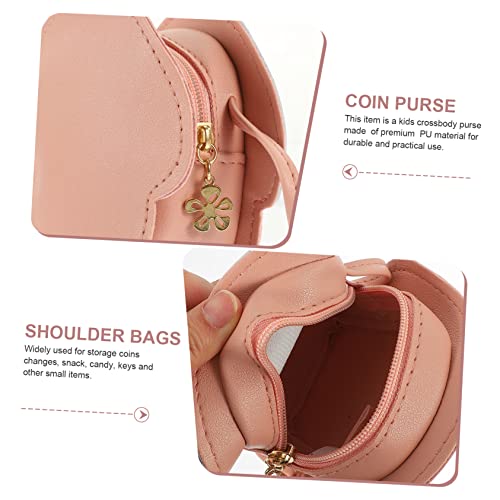 BESPORTBLE Kids Mushroom Crossbody Purse Cute Cartoon Coin Bag for Boys and Girls Stylish Change Bag for Toddlers Adorable Kids Accessories Pink Random Color3