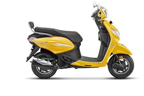 Image of Hero MotoCorp PLEASURE+ XTEC DRS (OBD2B) Scooter Jubilant Yellow Booking for Ex-Showroom Price