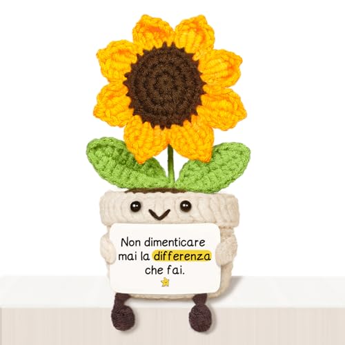 Giftasy Regalo Donna Compleanno, Regalo Amica - Girasole di Supporto