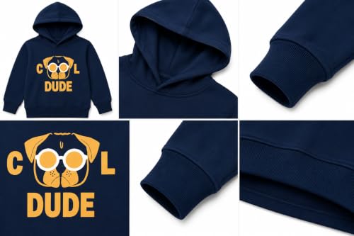 Image of NammaBaby Baby Boys Polyester Blend Hooded Sweatshirt