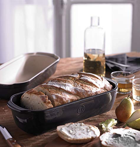 Emile Henry Italian Bread Loaf Baker | Charcoal #TOP4