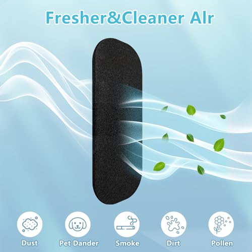 image for AesoKone 12 Pack Activated Carbon Ceiling Fan Filters, Transform Your 