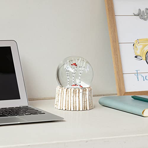 Mingfuxin CARDINALSNOWGLOBE Cardinal Snow Globe, Red Bird Snowglobe Animal Snow Flake Glass Snow Globes thumb #6