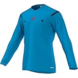 adidas Herren Langarm Schiedsrichter Trikot Referee 14, Solar Blue2 S14/Collegiate Navy, XXL