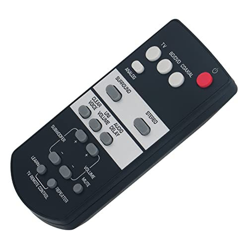 VINABTY FSR68 ZJ78800 Replacement Remote Control Compatible with YAMAHA Soundbar YAS93 YAS103 YAS-93 YAS-103