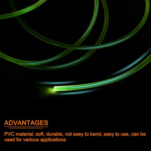 Image of PMMA Side Glow Fiber Optic Cable, [for LED Light as Home, Party Decroation] - 0.12inch / 9.84 Feet / 1Pcs
