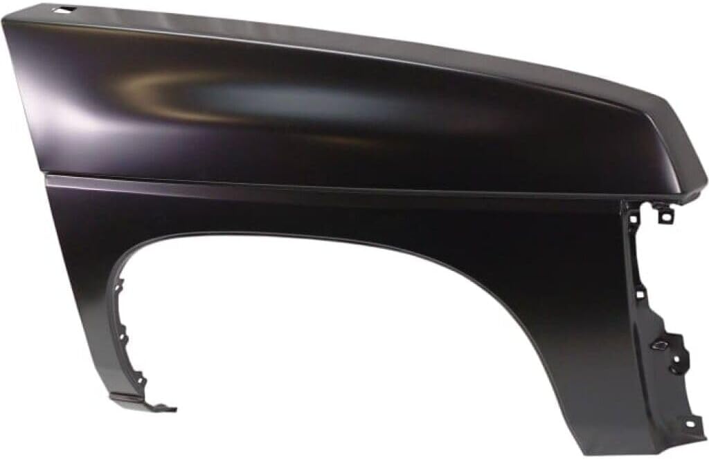 Fender For Nissan D21 Pickup 1989 To 1994 Pickup 1995 To 1997 Front Passenger Side, Black, Steel NI1241121