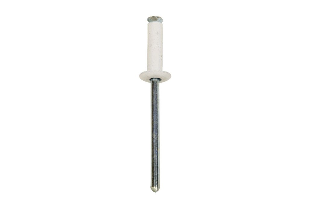 CoFan 07204020bl Aperture – Pack of 500 Rivets in Flower (4 x 20 mm) White